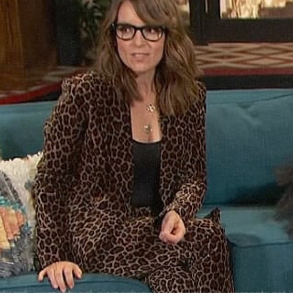 A.L.C. Mercer Leopard-Print Tailored Blazer Jacket - Picture 10 of 16